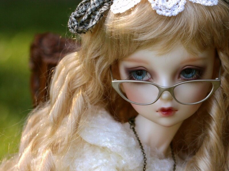 Doll with Glasses — Blonde