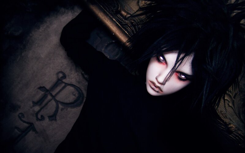 Doll with Glowing Eyes