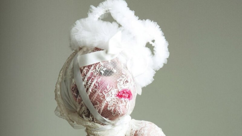 Doll with Lace Mask