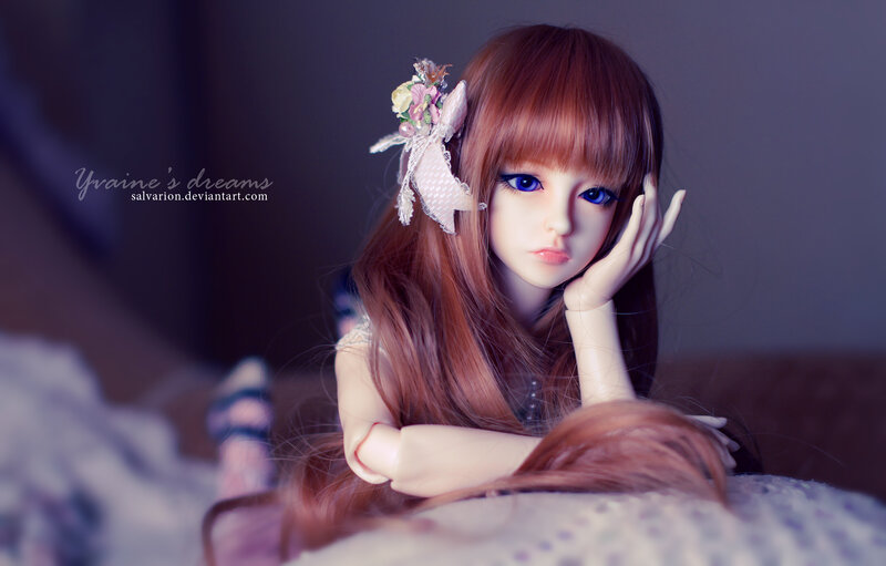 Doll with Long Hair — Brown, Melancholic