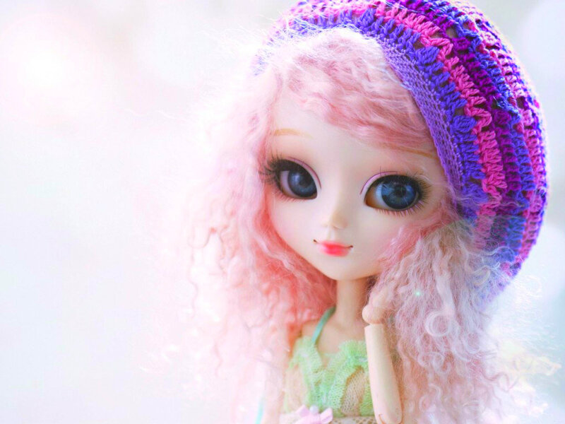Doll with Pink Hair — Dreamy