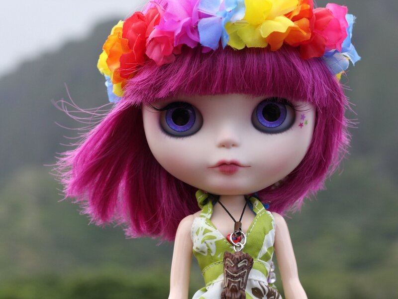 Doll with Pink Hair — Serene