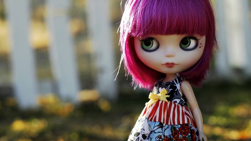 Doll with Purple Hair — Calm