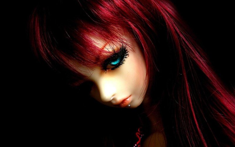 doll with red hair and blue eyes
