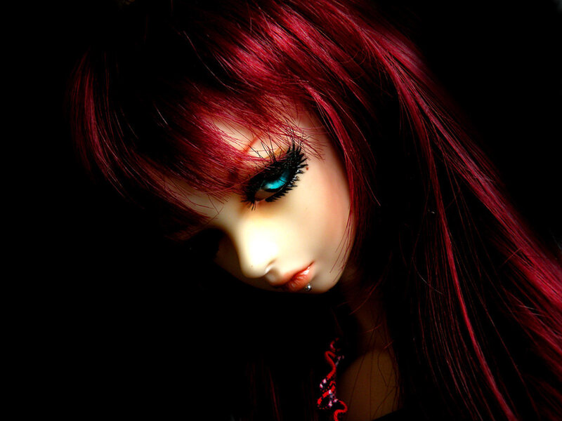 Doll with Red Hair — Dramatic