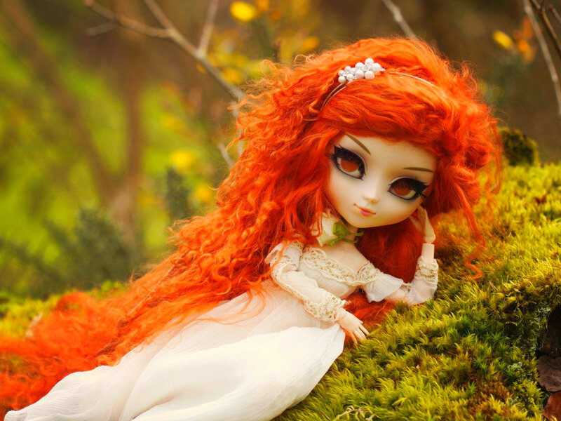 Doll with Red Hair — Serene, Autumn