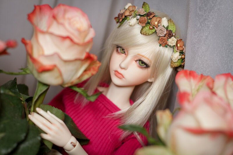 Doll with Rose