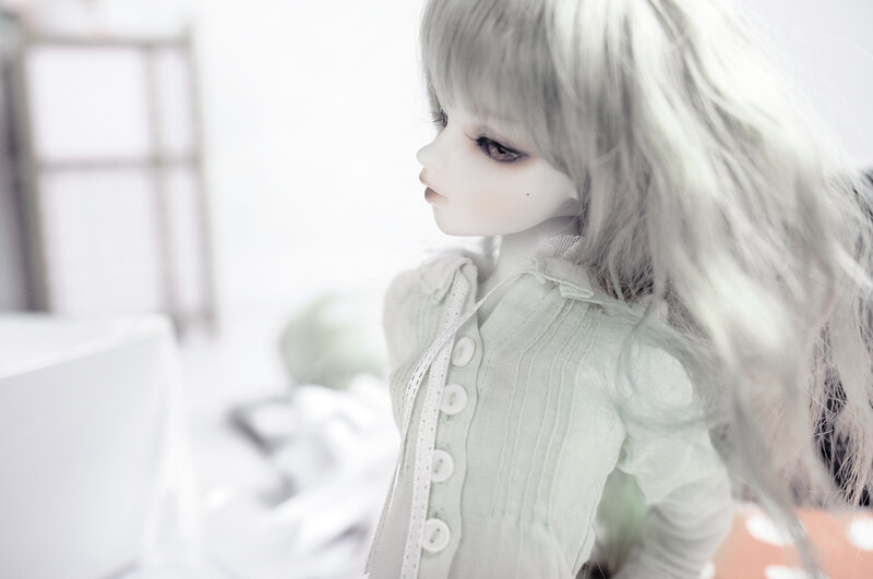 Doll with Silver Hair