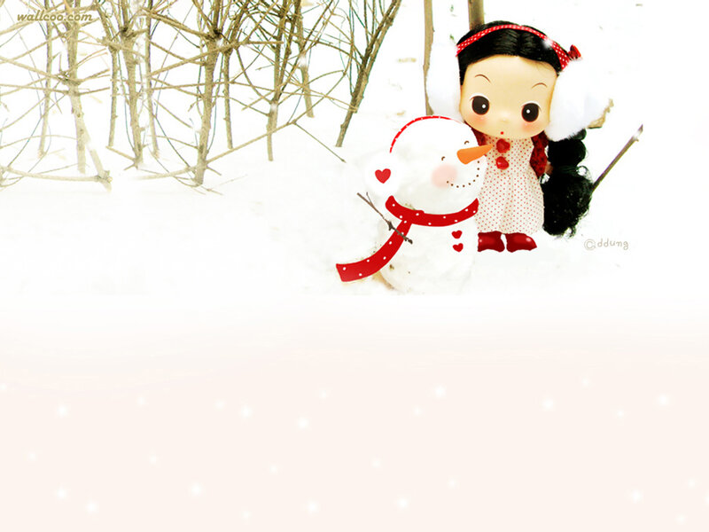 Doll with Snowman