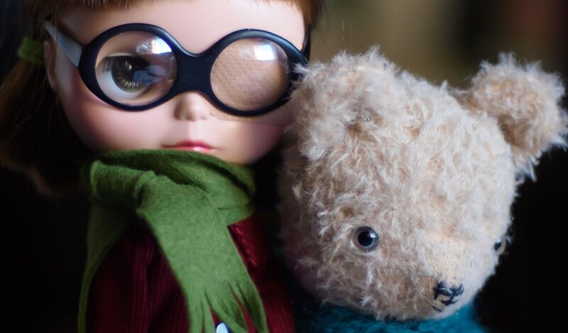 doll with teddy bear