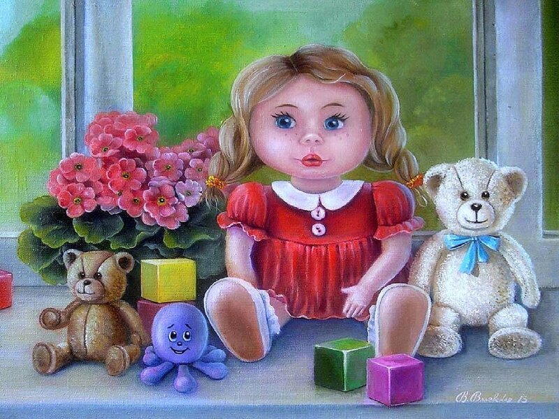 Doll with Toys