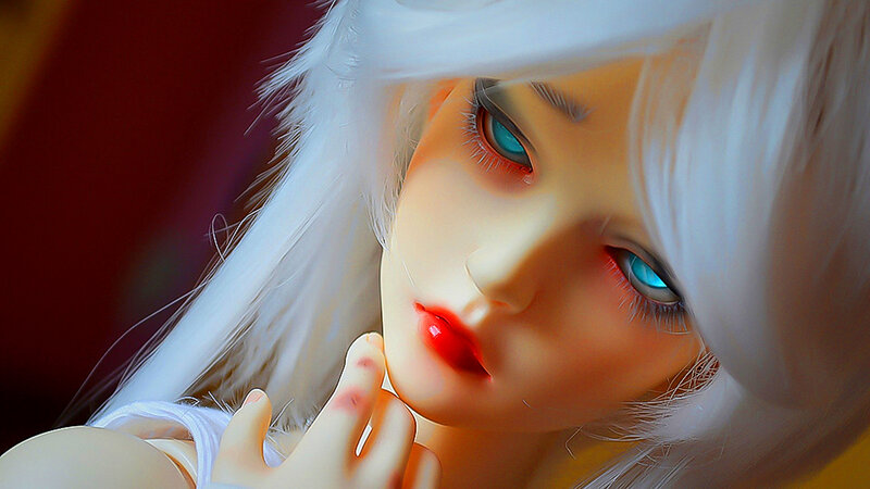 Doll with White Hair — Dramatic
