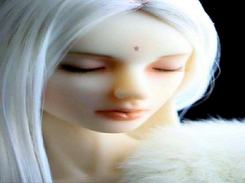 Doll with White Hair — Serene