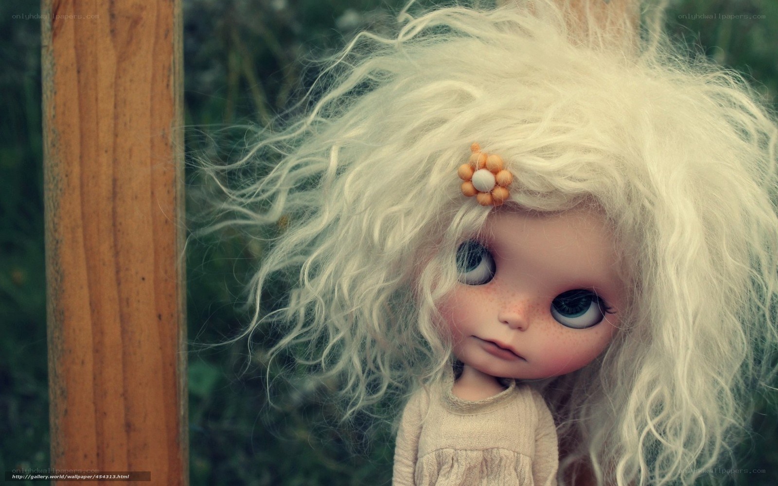 doll with white hair