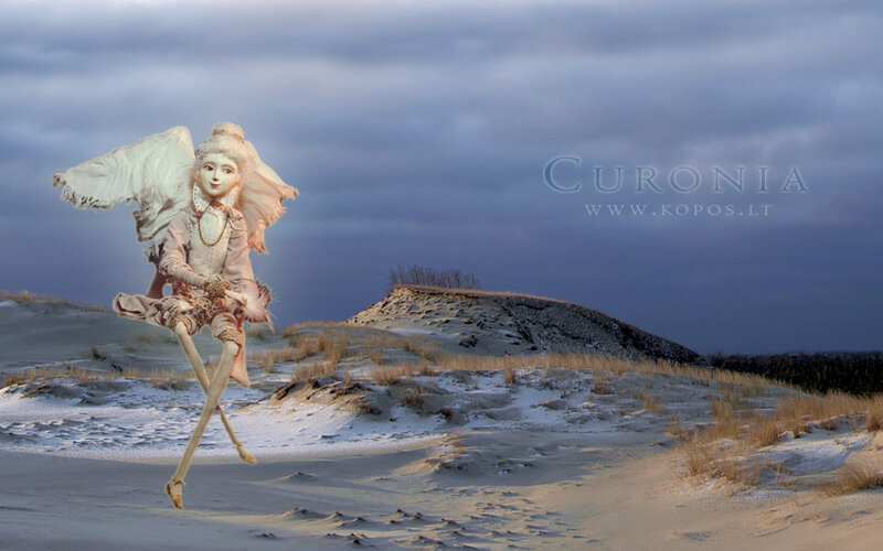 Doll with Wings on Dunes