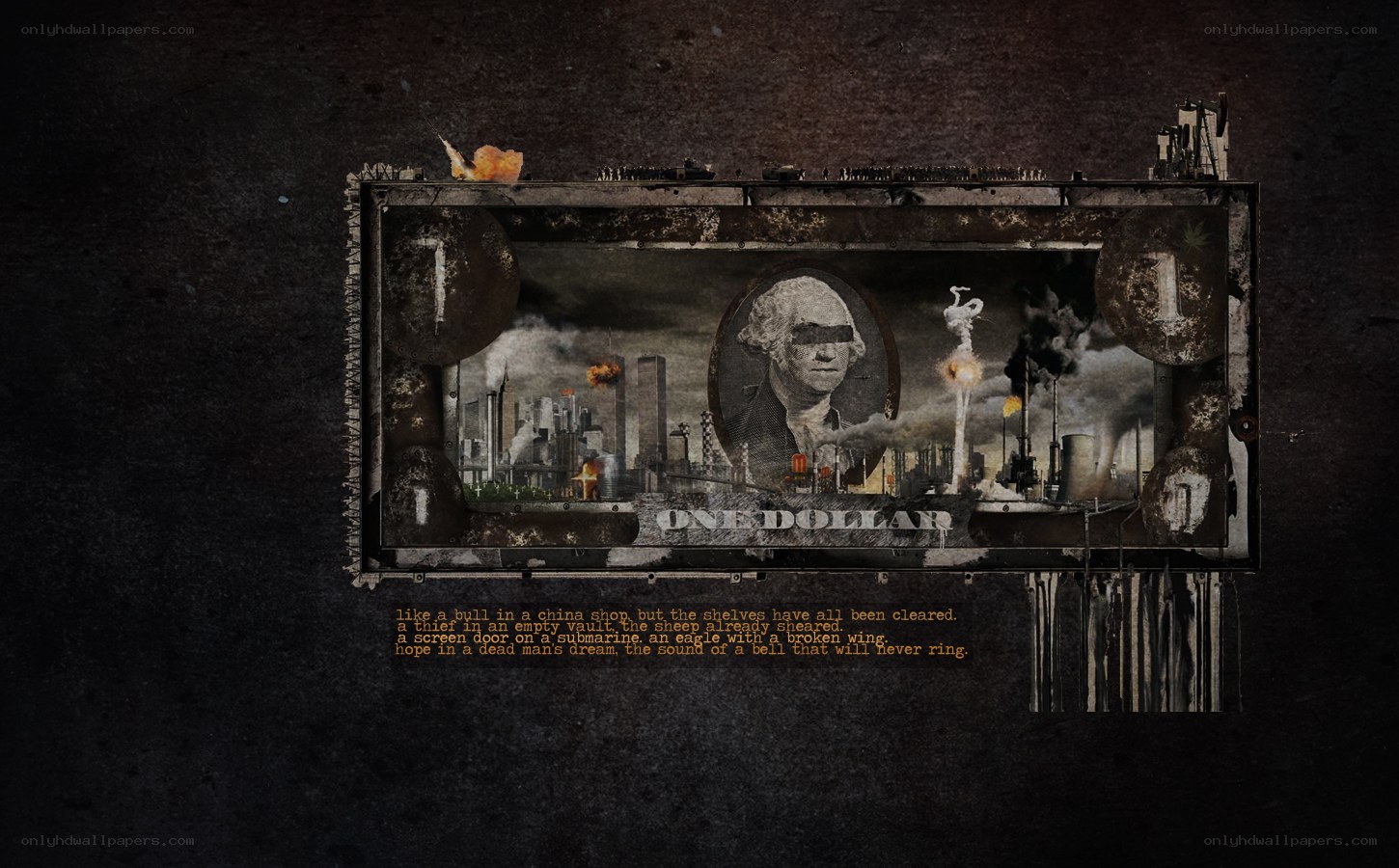 Dollar bill dystopia