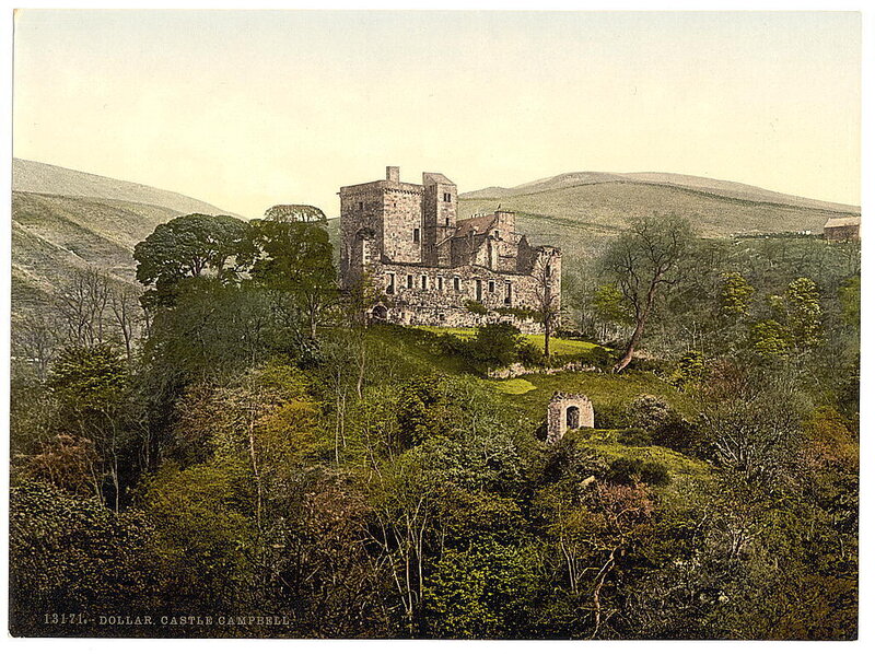 Dollar Castle in Scotland