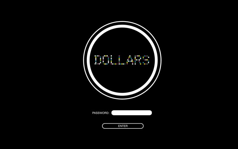 Dollar Logo on Screen