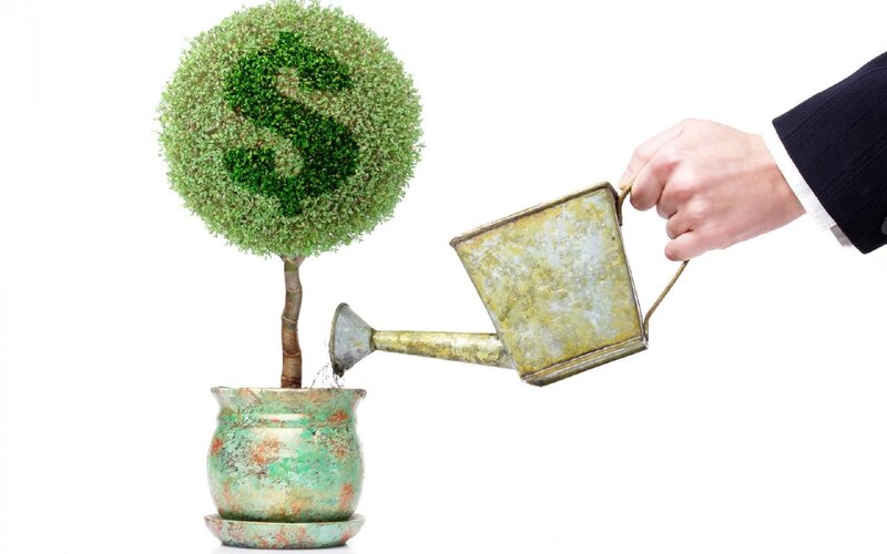 Dollar Sign Tree — Green