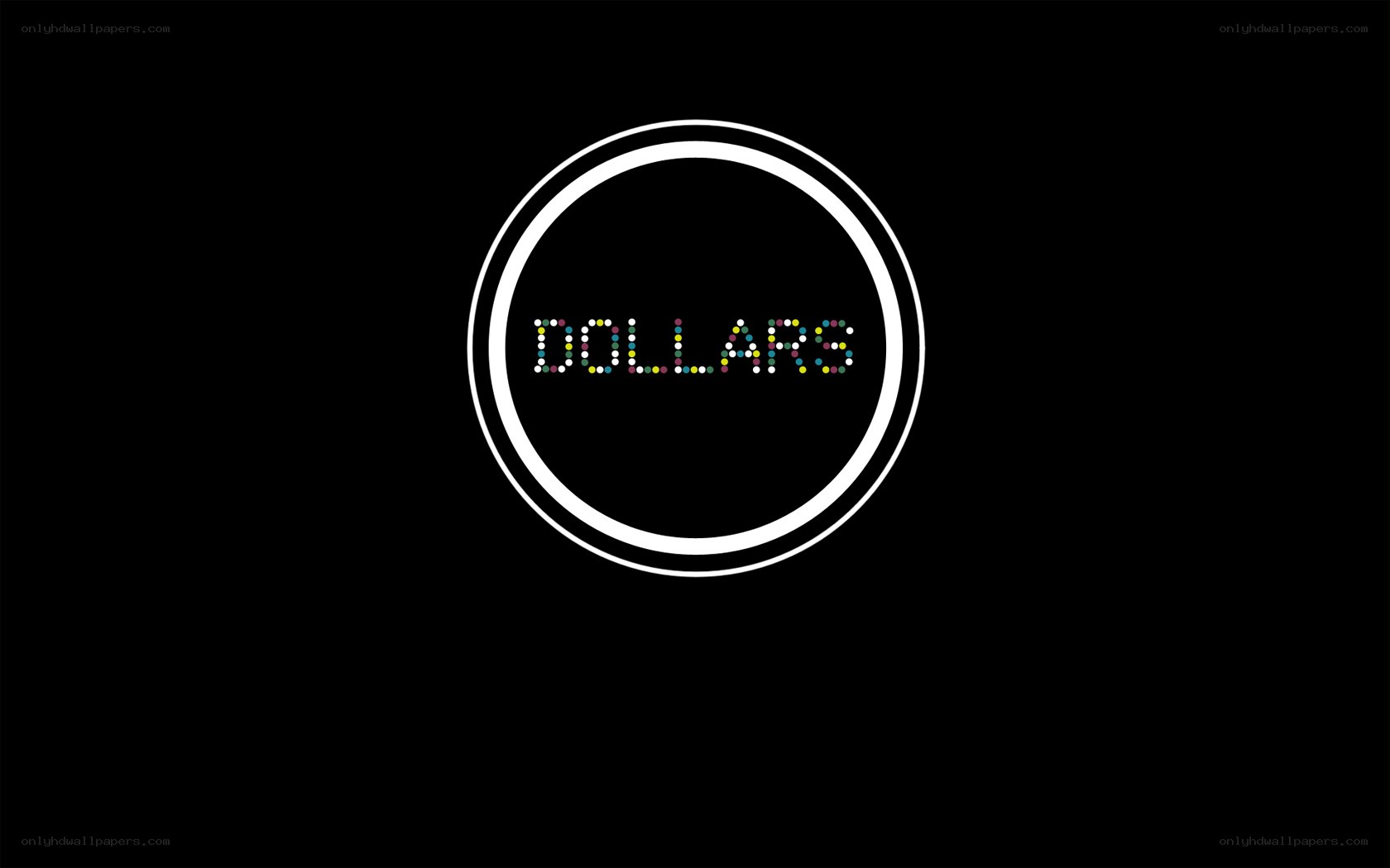 Dollars logo on black