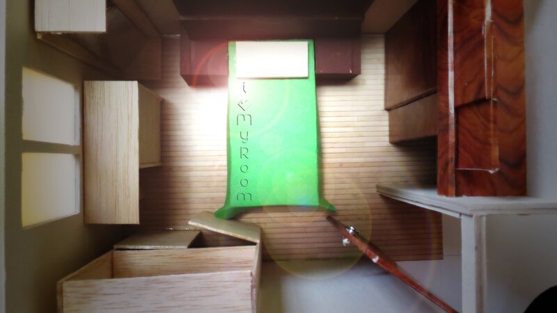 dollhouse bedroom interior