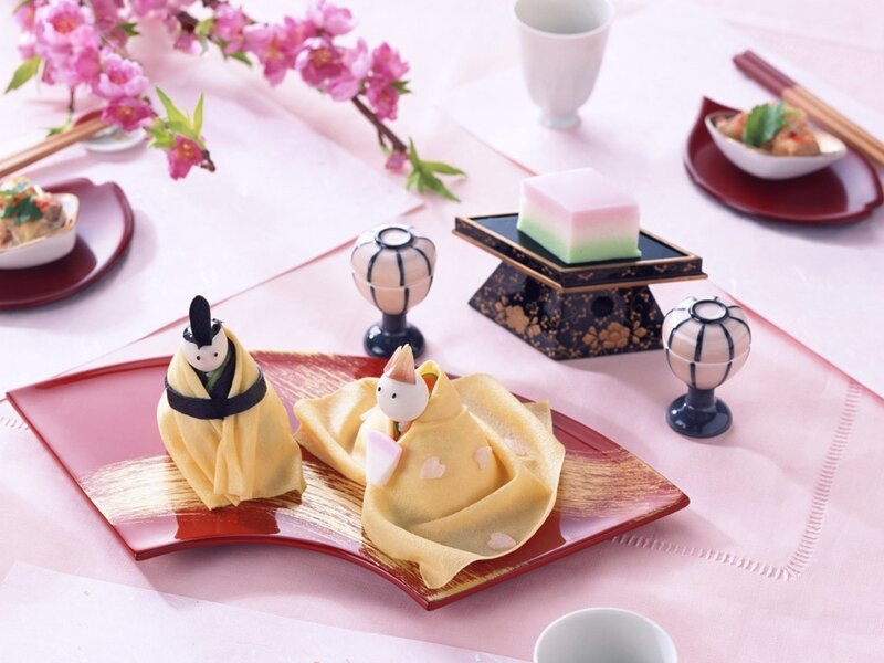 Dolls on Red Plate