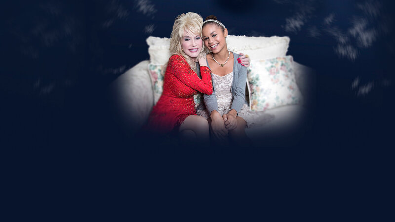 Dolly Parton and Girl on Couch