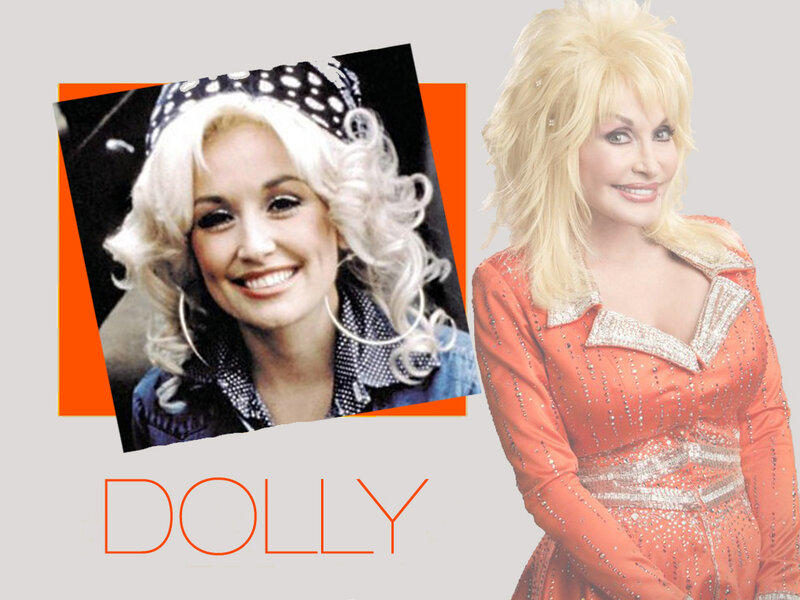 Dolly Parton in Two Photos