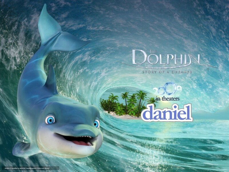 Dolphin in Wave