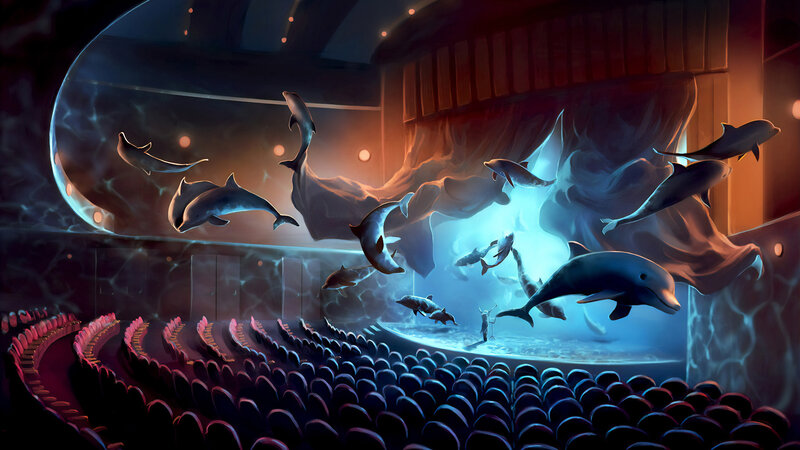 Dolphins in Theater