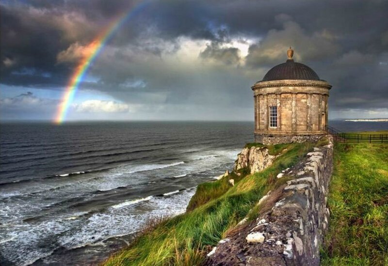 Dome Building on Cliff