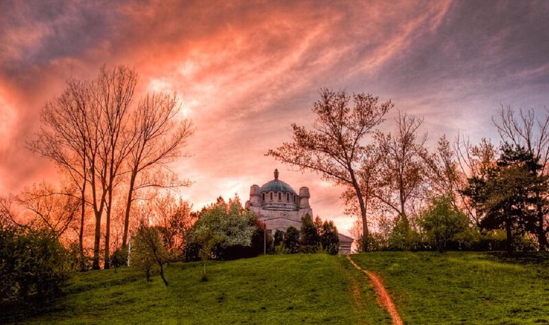 Dome Building on Hill