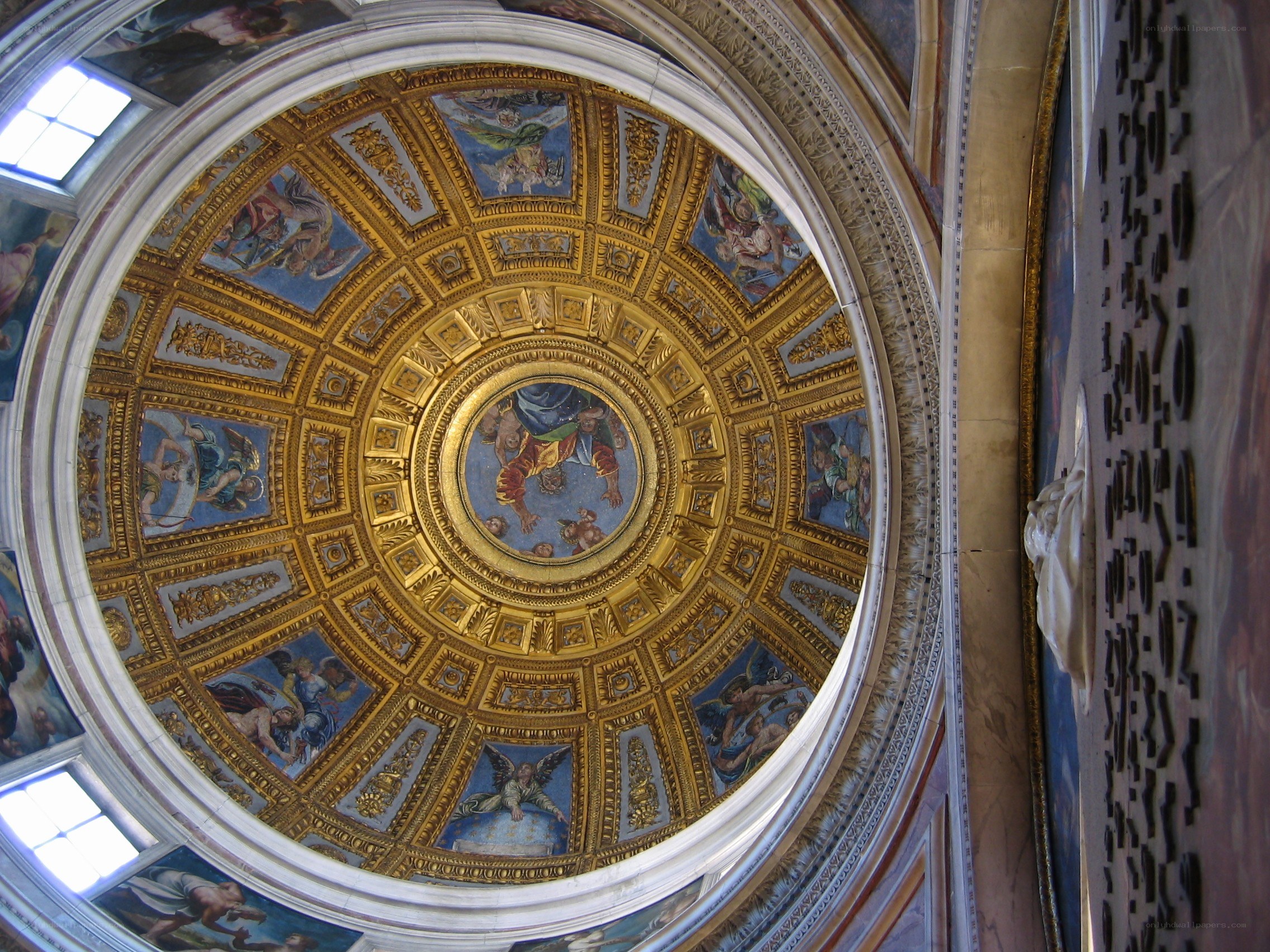 dome ceiling frescoes