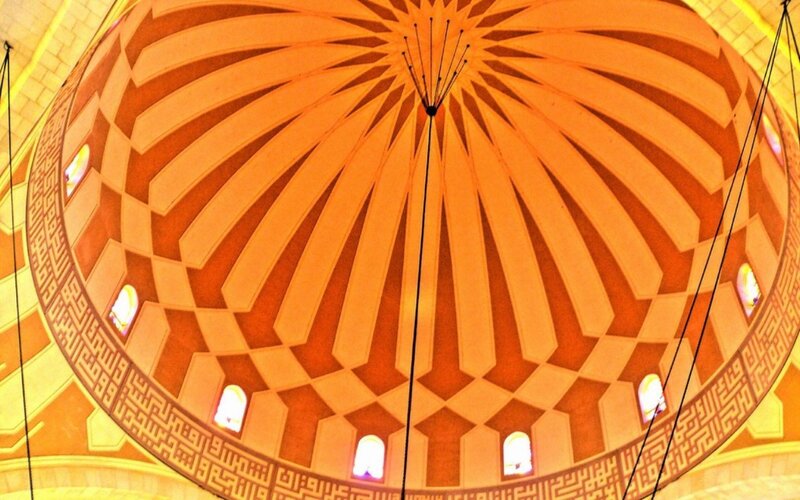 Dome Ceiling Interior — Orange