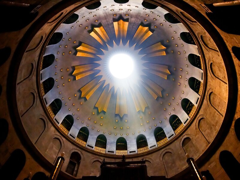 Dome ceiling with star design