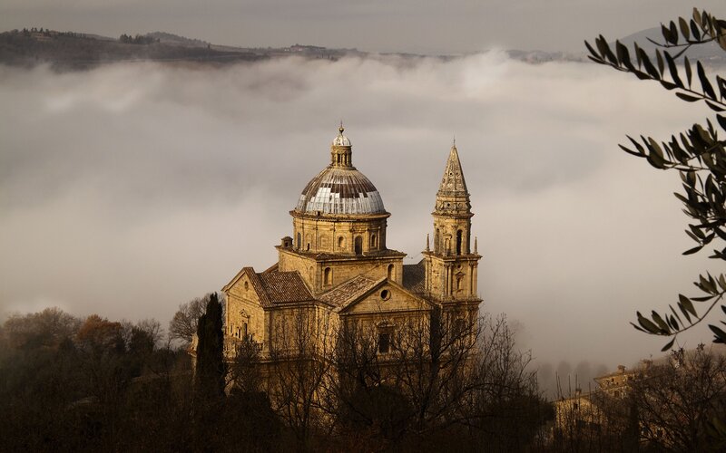 Dome Church in Fog