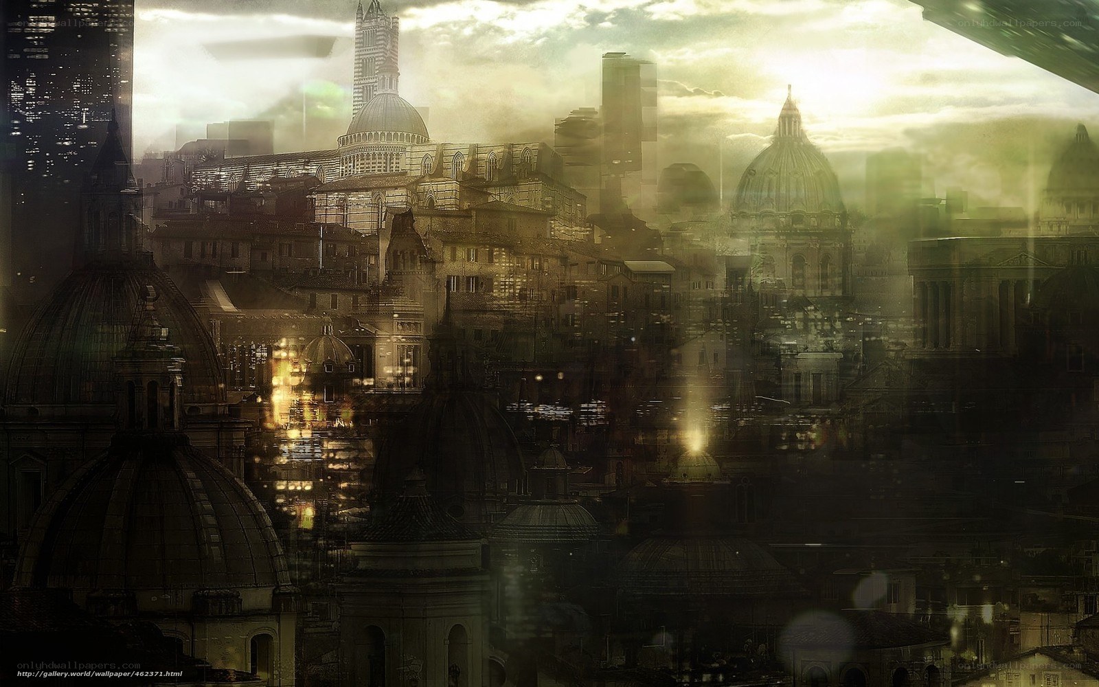 dome city skyline