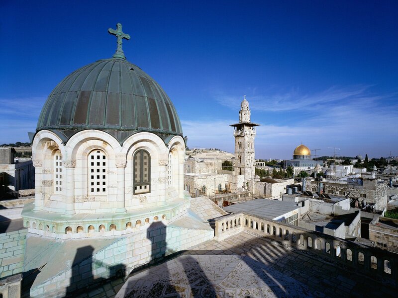 Dome of the Rock and Church of the Holy Sepulcher