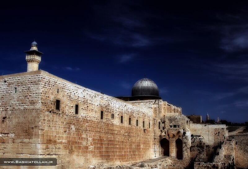 Dome of the Rock at night
