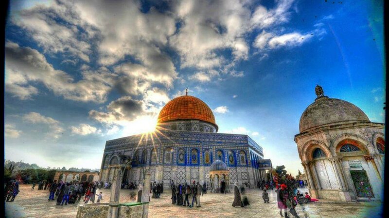 Dome of the Rock — Blue, Dramatic