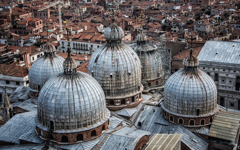 Dome Rooftops of Venice