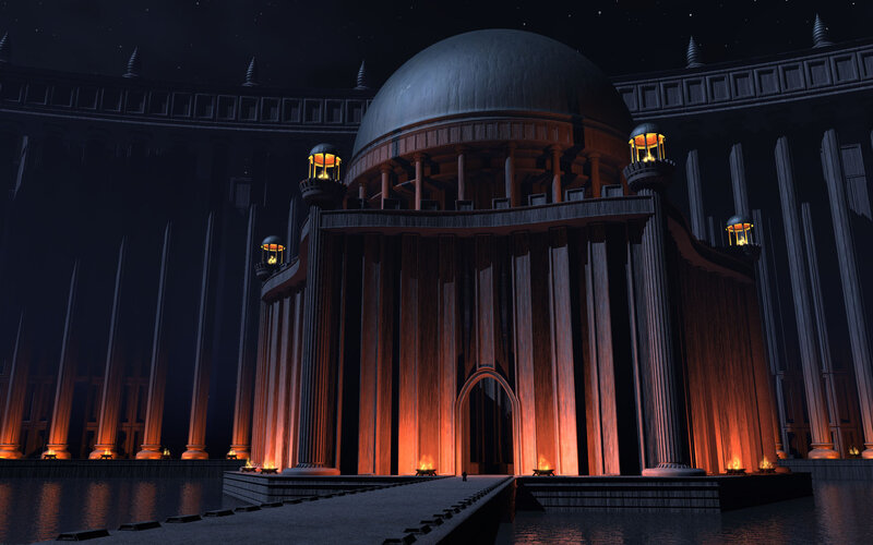 Dome-shaped Temple