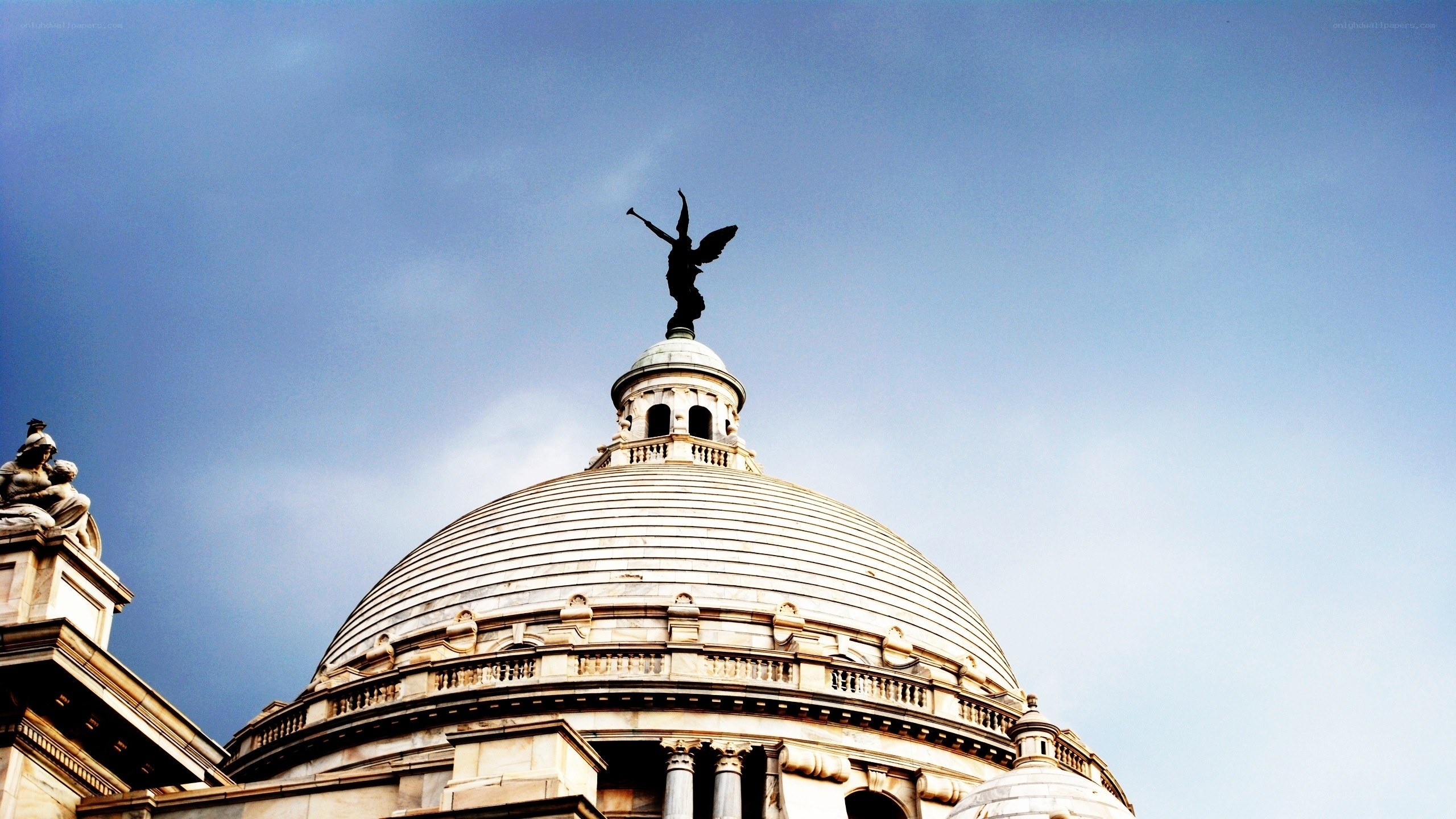 Dome with angel statue