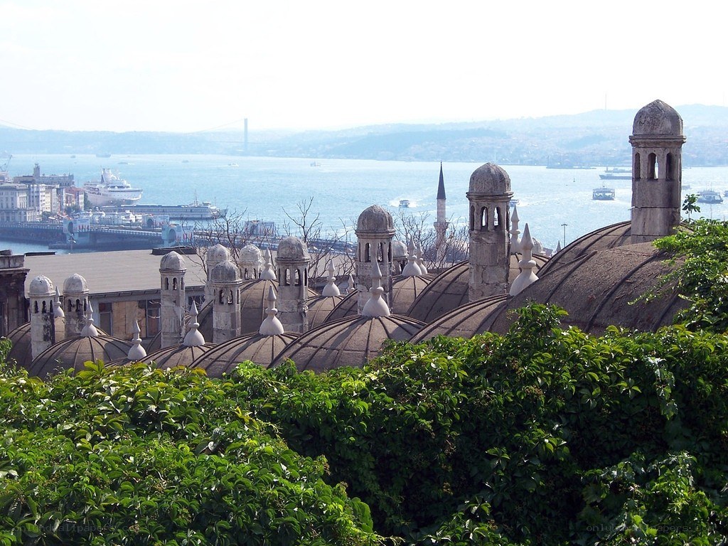 Domes overlooking the Bosphorus