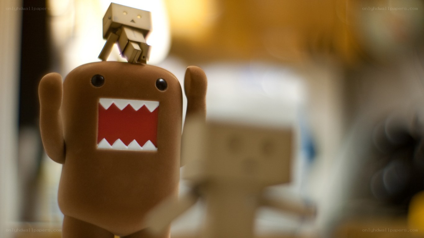 Domo and Danbo figures
