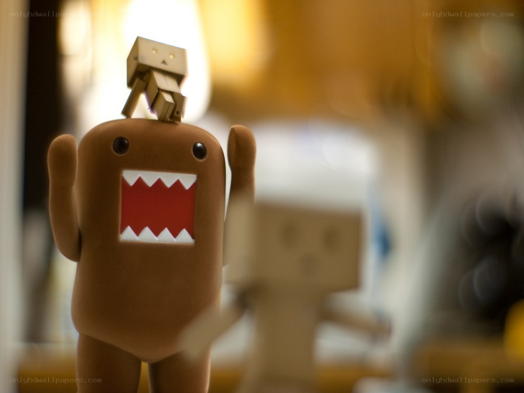 Domo and Danbo figures