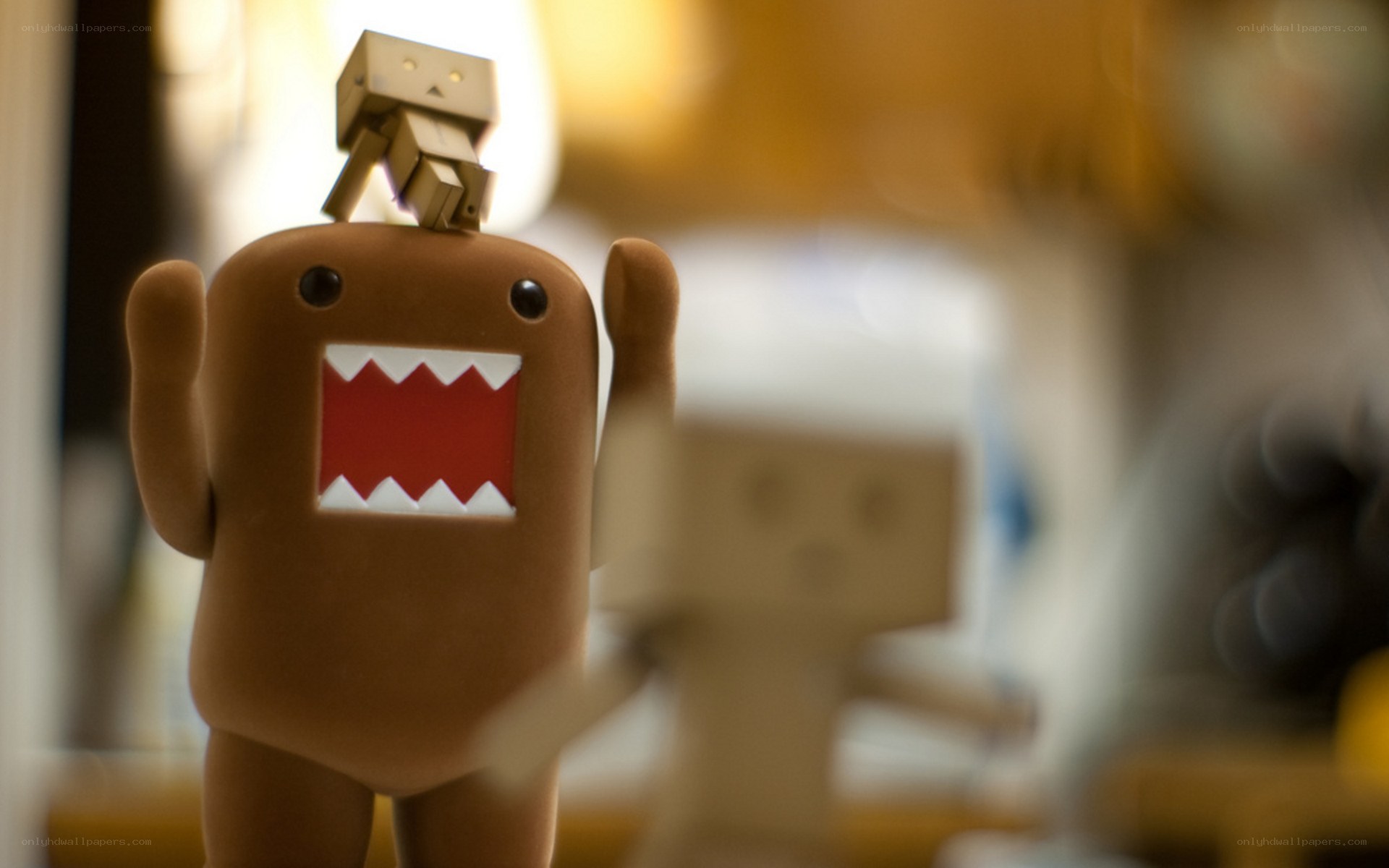 Domo and Danbo figures