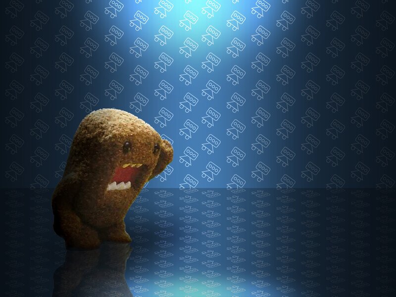 Domo character in spotlight