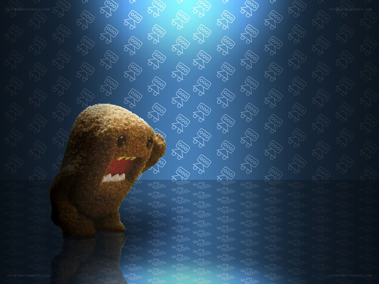 Domo character in spotlight