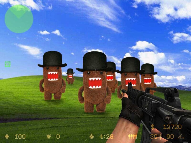 Domo characters in a game